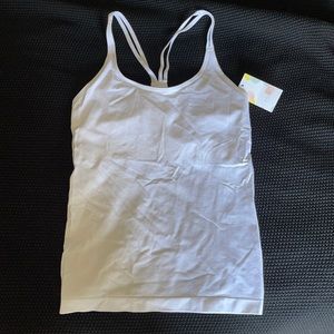 NWT Shimera White Workout Tank large